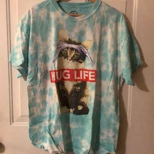 Tie Dye Kitten Shirt